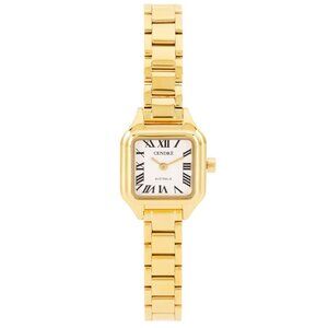 Cendre Oscar Watch in Gold White New in Case Womens Revolve